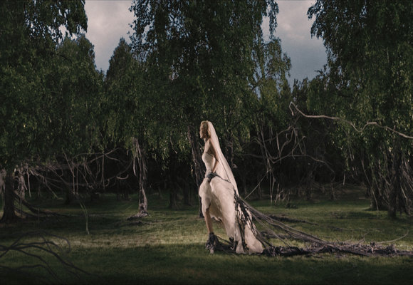 Kirsten Dunst in the movie 'Melancholia'